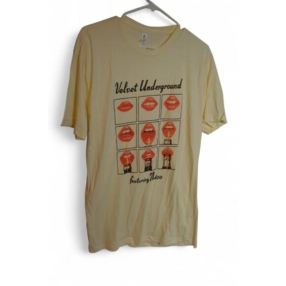 Velvet Underground Featuring Nico Mens T Shirt Music Classic Tee Vintage White L - Picture 1 of 2